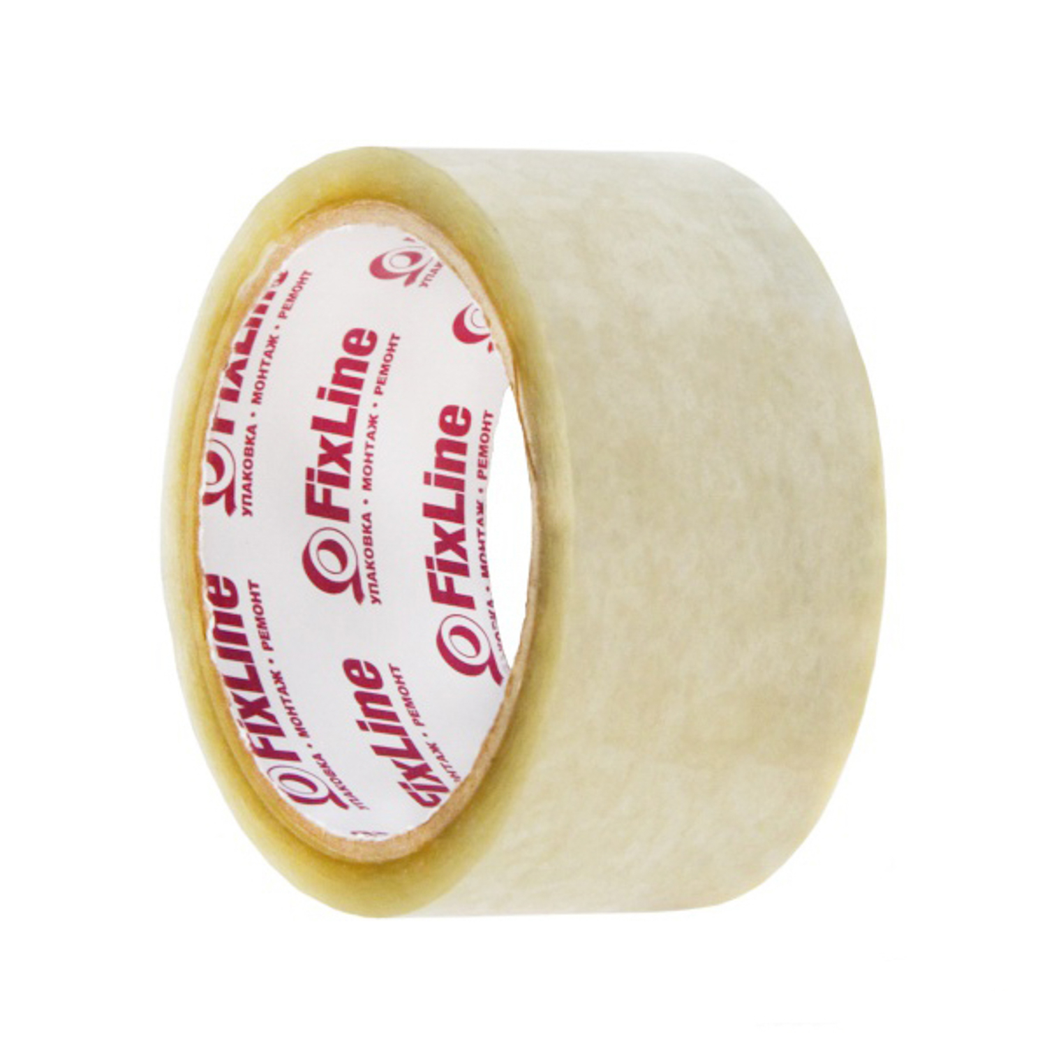 Лента клейкая прозрачная 48мм х 45м "FixLine" *6/36 Лента клейкая прозрачная 48мм х 45м "FixLine" *6/36