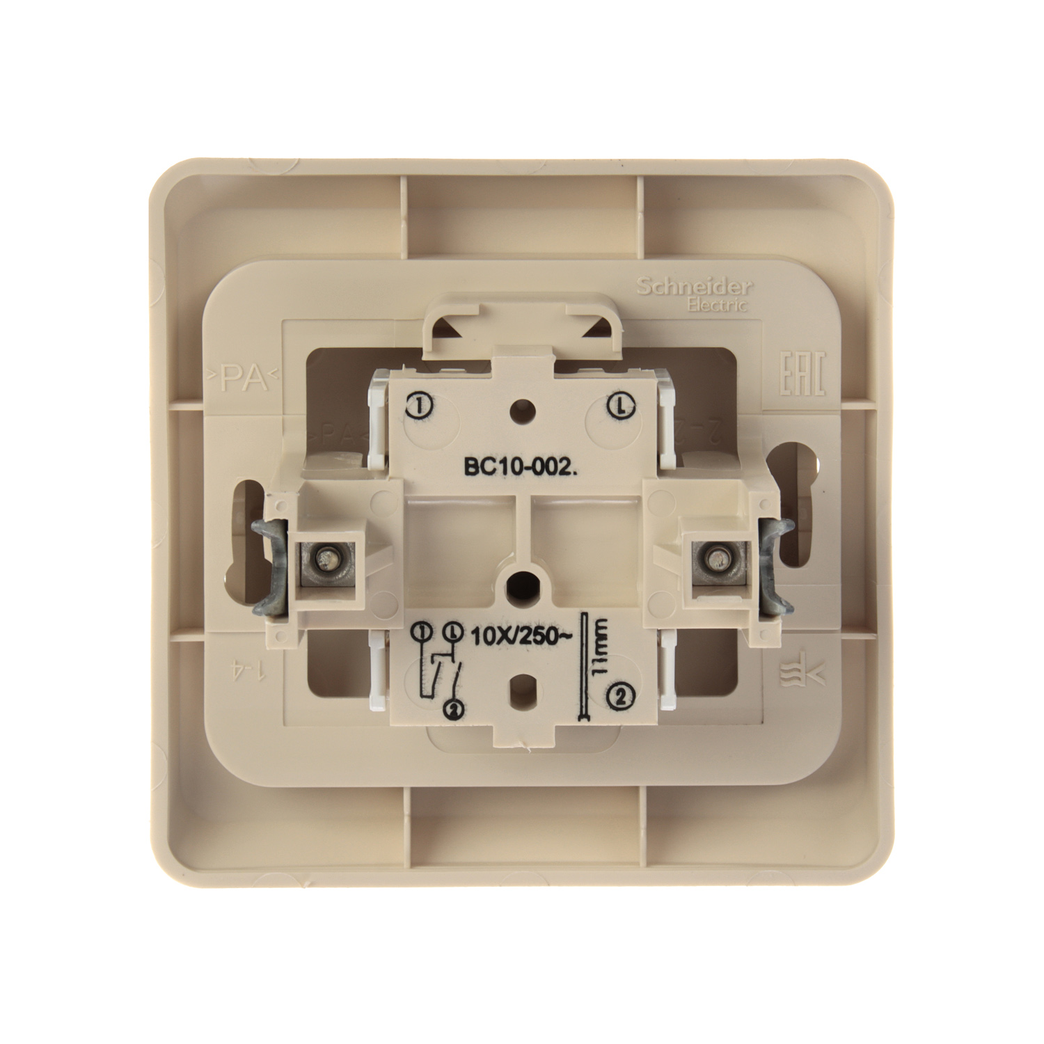 Выключатель "Этюд" СП 2кл. кремовый ВС10-002К *10/20