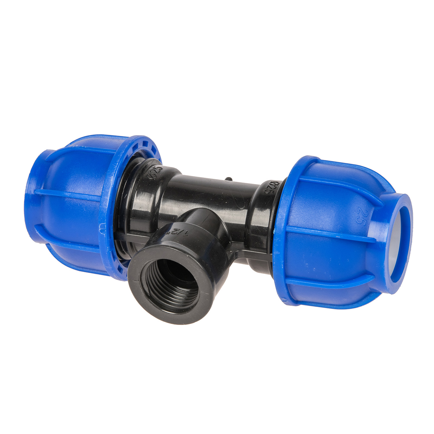 Тройник ПНД компрессия Ø 25х1/2"х25 внутр. резьба *1/40