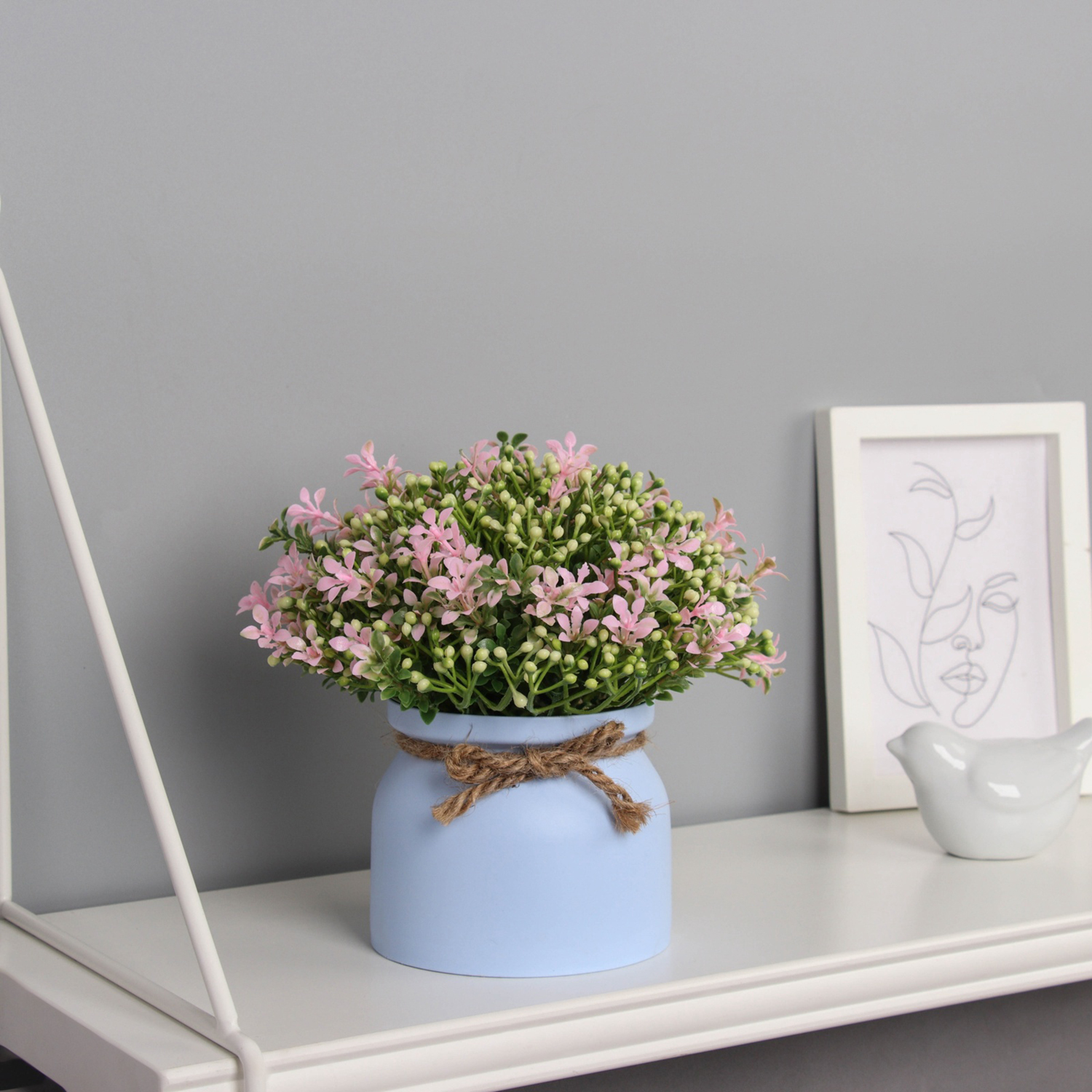 Бонсай в горшке "Бувардия галант" 17х10 см, микс  10697877