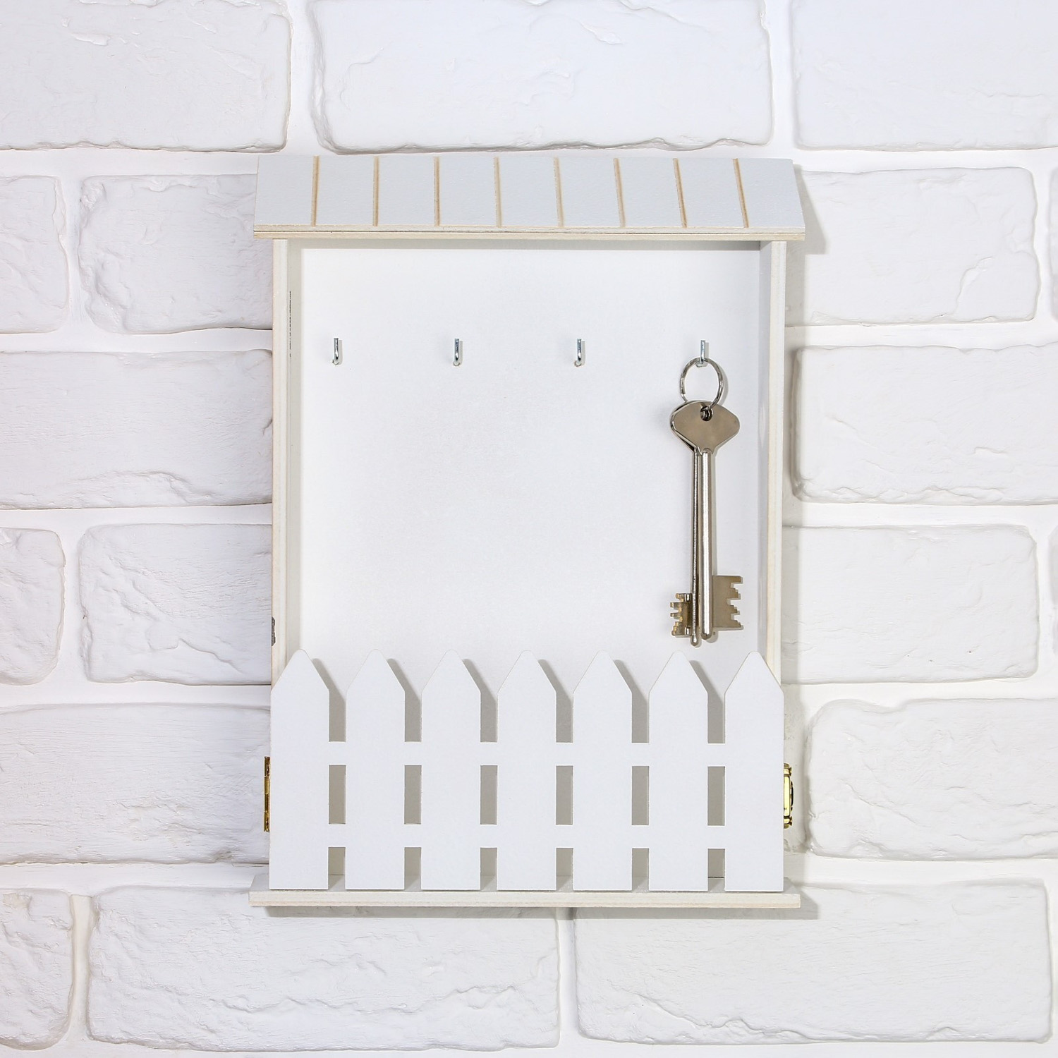Ключница "Белая", 22,5 х 30,5 х 5,7 см. 4334334