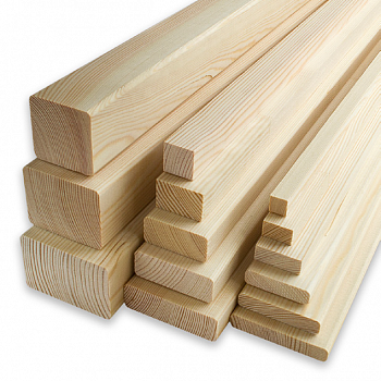 Брусок 19х50х2200 мм, Мастер Вуд, сращенный, сорт экстра
