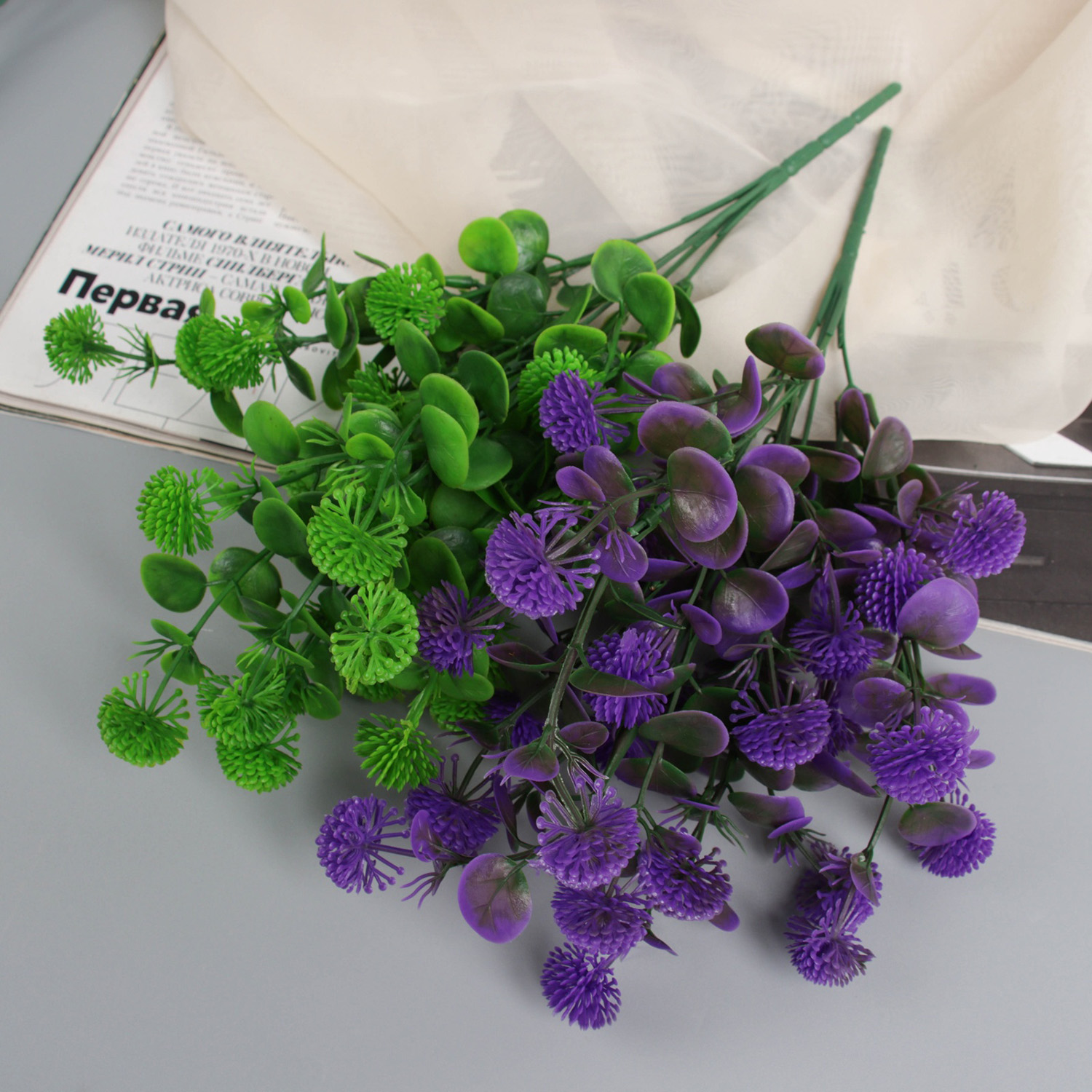 Букет искусственный «Одуванчик галант», h=30 см, МИКС