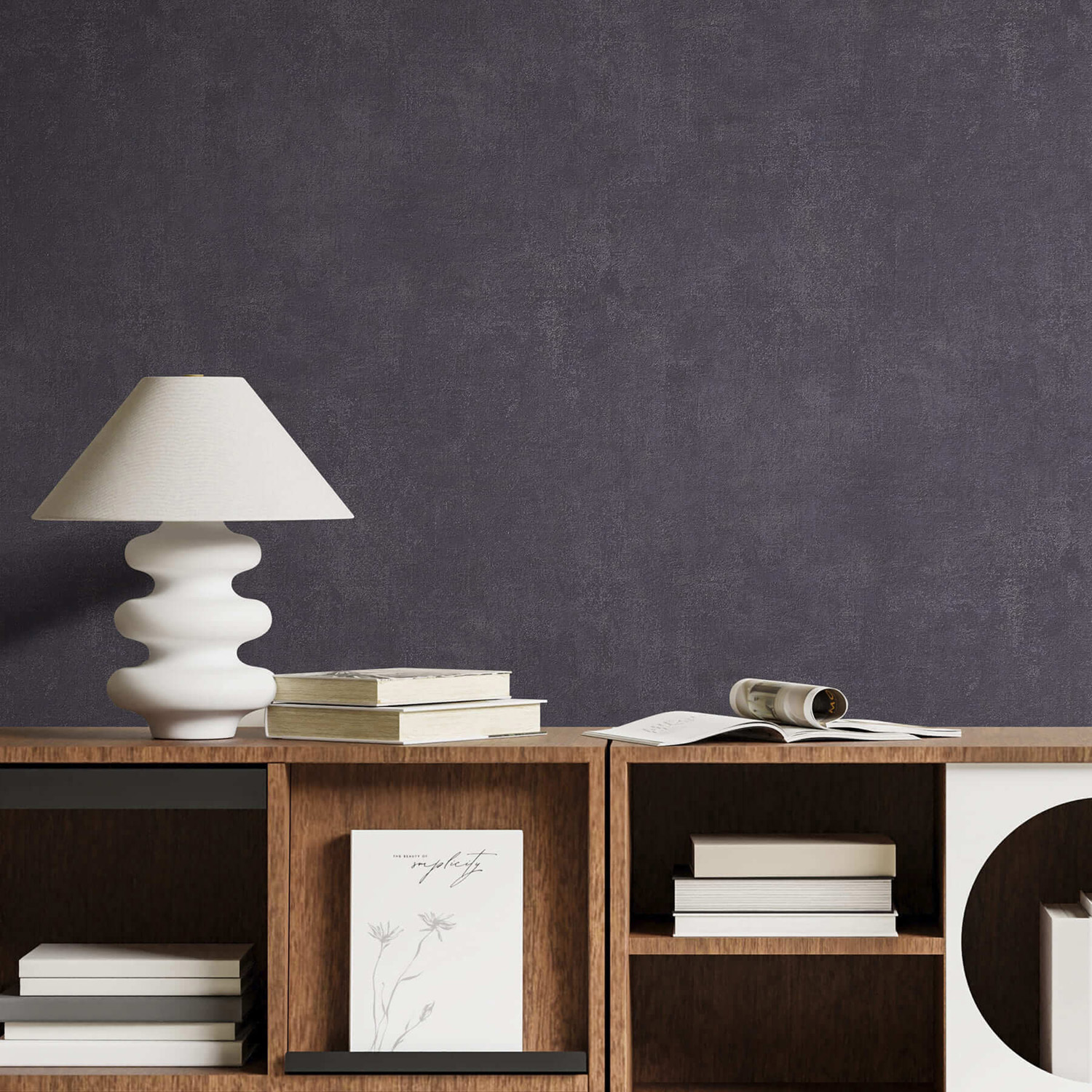 Обои  флиз Victoria Stenova Bohemia/Богемия фон (фиолет.) 585999  1.06*10м *6