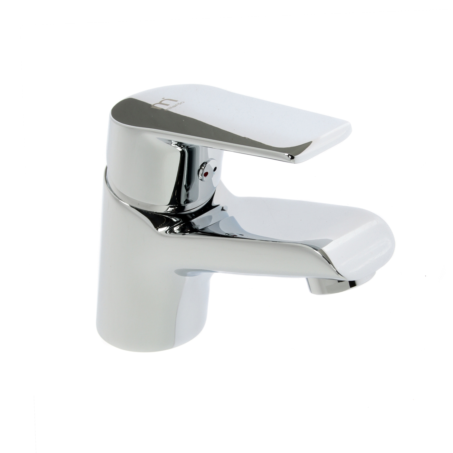 Смеситель для умывальника Milardo Nelson, короткий излив, рычажный