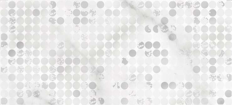 Декор Cersanit Glitter_Cers белый (44*20) 16566 *1/7