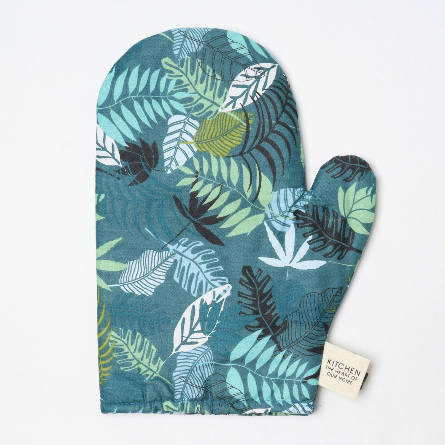 Набор прихваток Папоротник варежка-прихватка 20х28см, прихватка 19х19см 80%хлопок, 20%п/э Этель *1