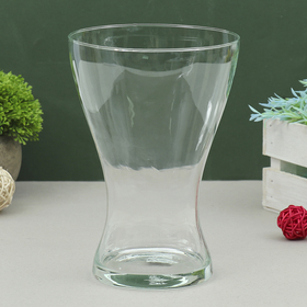 Ваза "Вамп -Х" большая  20х13,5см,  1,26л прозрачная 758510 Ваза "Вамп -Х" большая  20х13,5см,  1,26л прозрачная 758510