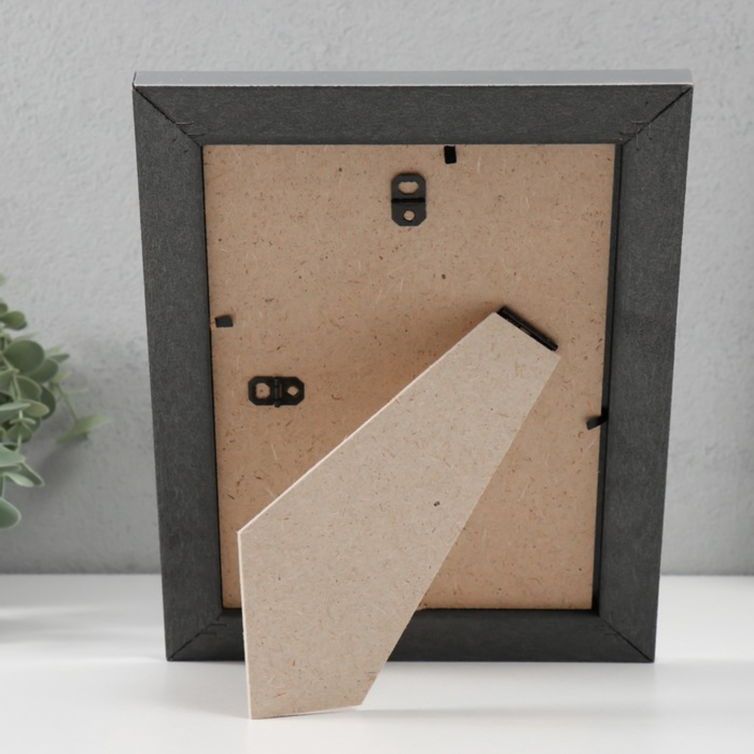 Фоторамка пластик Gallery 15х21 см, 651628 металлик (пластиковый экран) 6894035