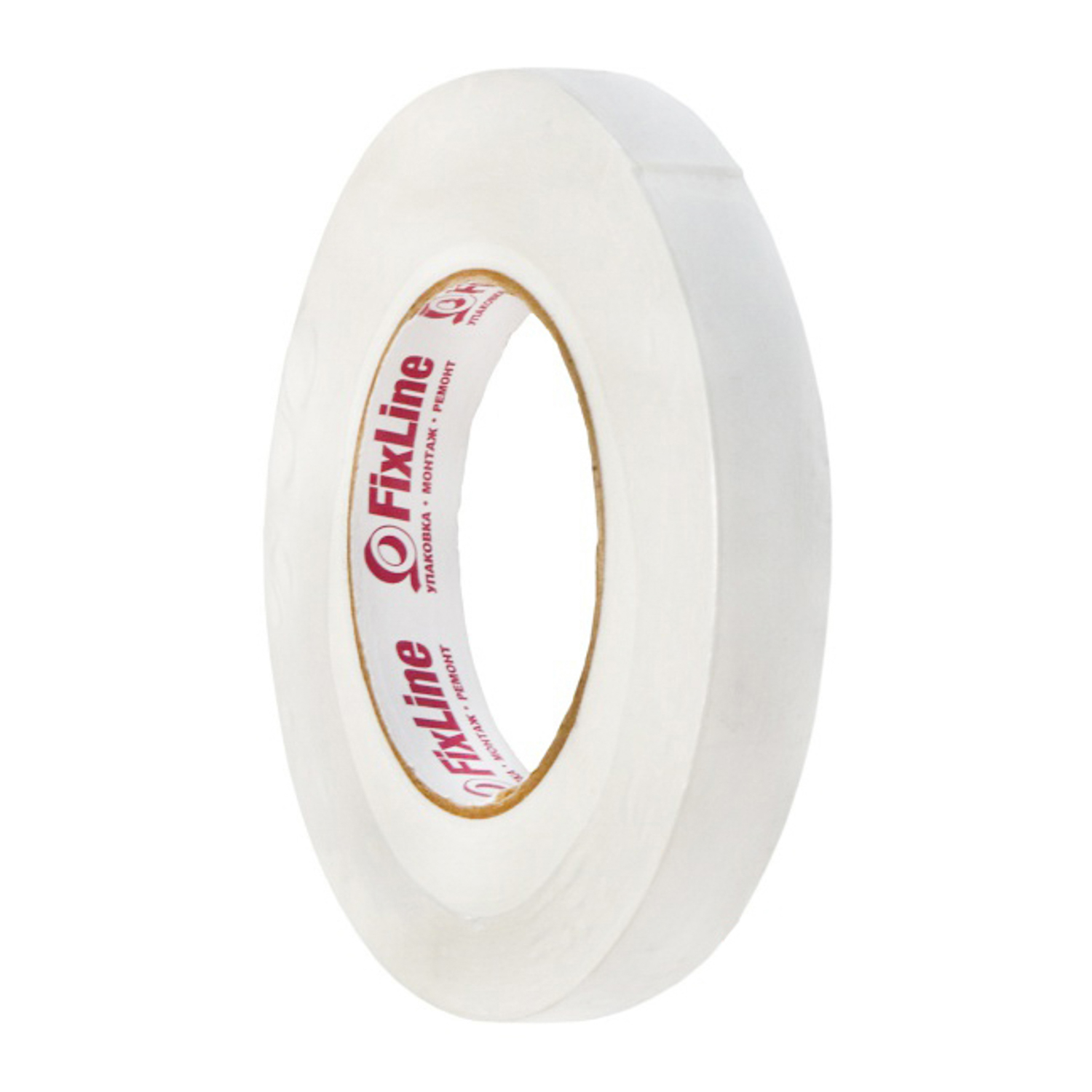 Лента клейкая двусторонняя на вспененной основе 19мм х 10м "FixLine" *1/60