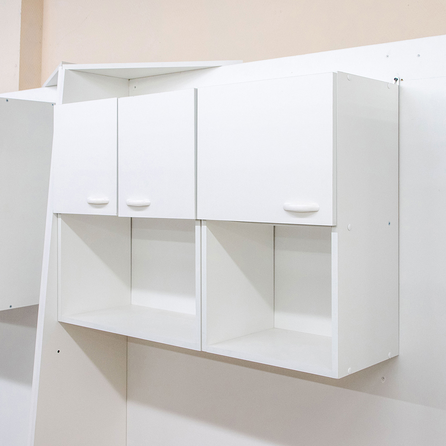 Кухонный гарнитур BROZEX-WOOD Уют 1 м, белый