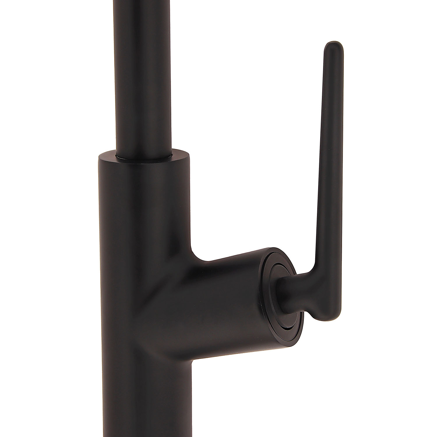 Смеситель для кухни Diadonna D60-0008BL  высокий излив, выдвижная лейка, черный *1/6