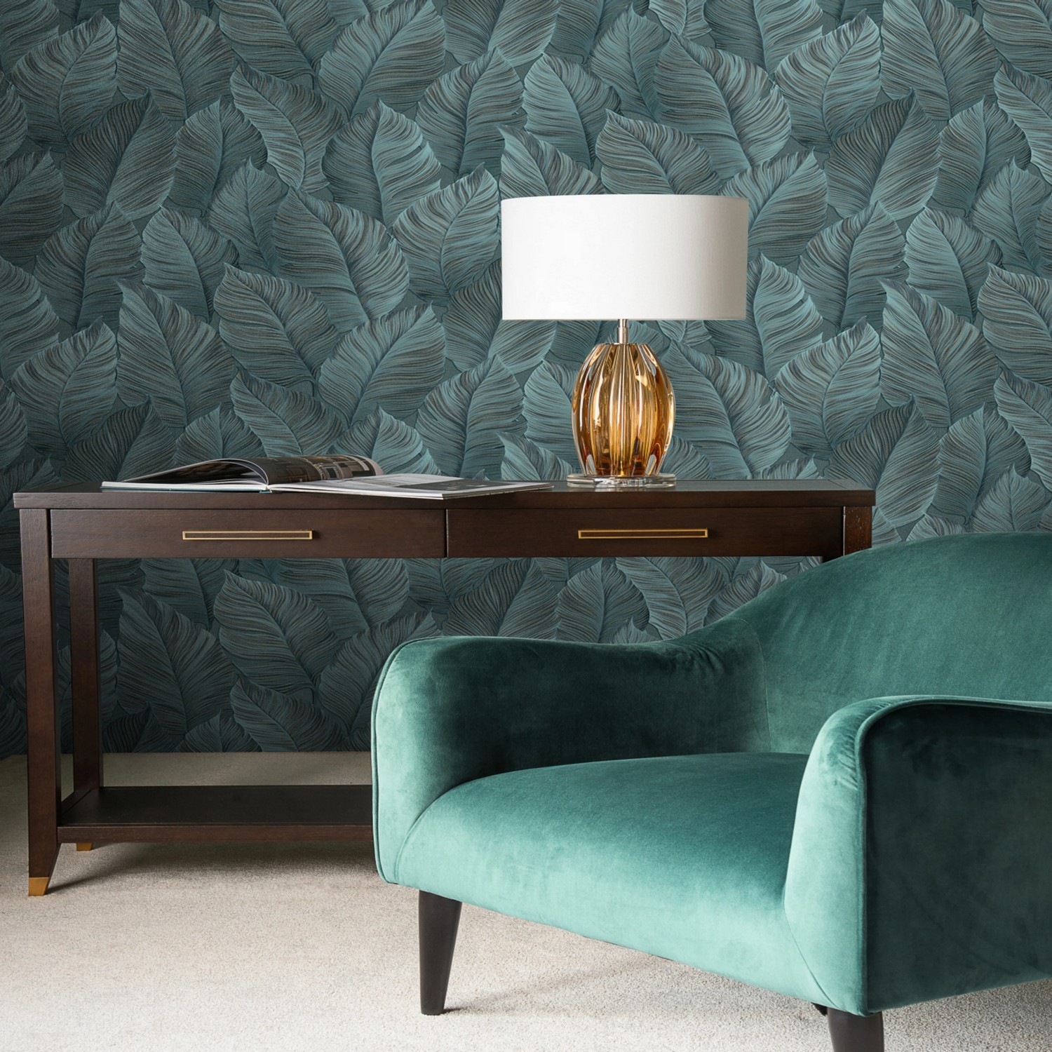 Обои флиз. "Эрисманн" Samui (зел.) 60722-06 10.05х1.06м *6