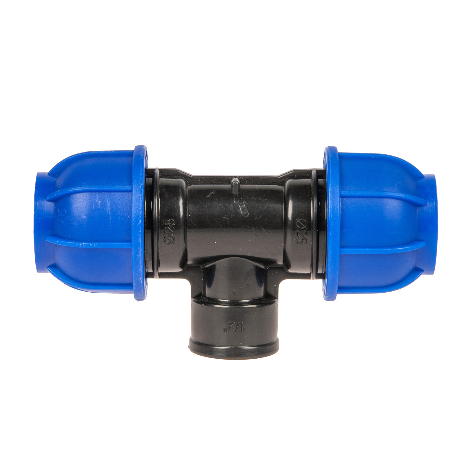 Тройник ПНД компрессия Ø 25х1/2"х25 внутр. резьба *1/40