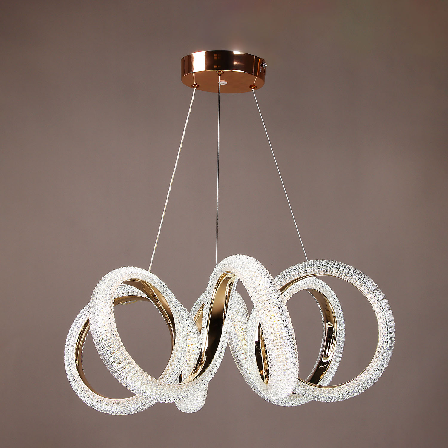 Люстра 9232/140W Gold 530 мм 3 реж., пульт S=20м2 VERNER LIGHTING *1