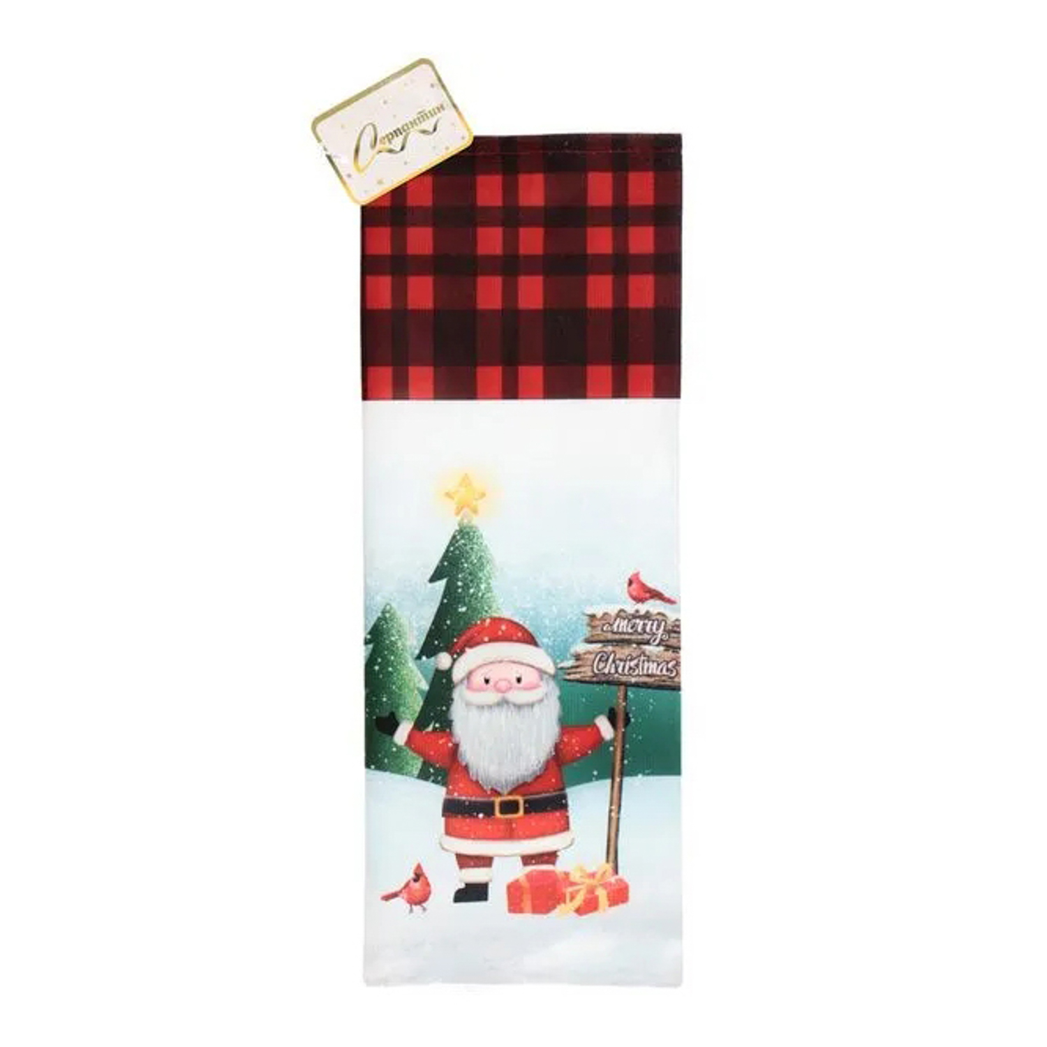 Украшение на бутылку Серпантин «Новогоднее настроение», 13х36 см