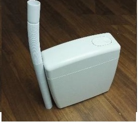 Бачок ПЛАСТМАССОВЫЙ с арматурой среднерасполож. (Тула) БП-2 *1/4