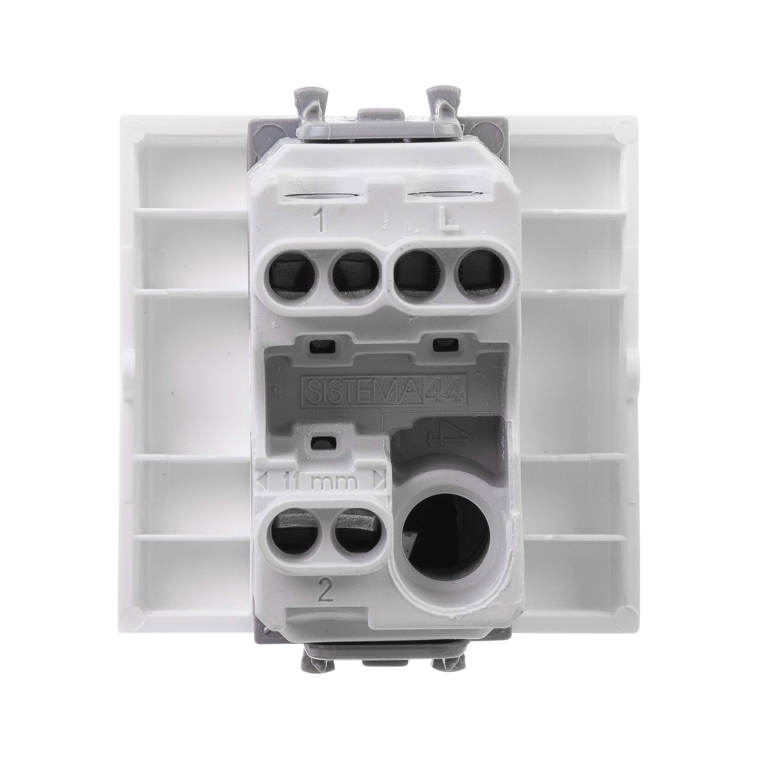 яяяПереключатель 2мод. 16А Avanti "Белое облако" ДКС 4400112