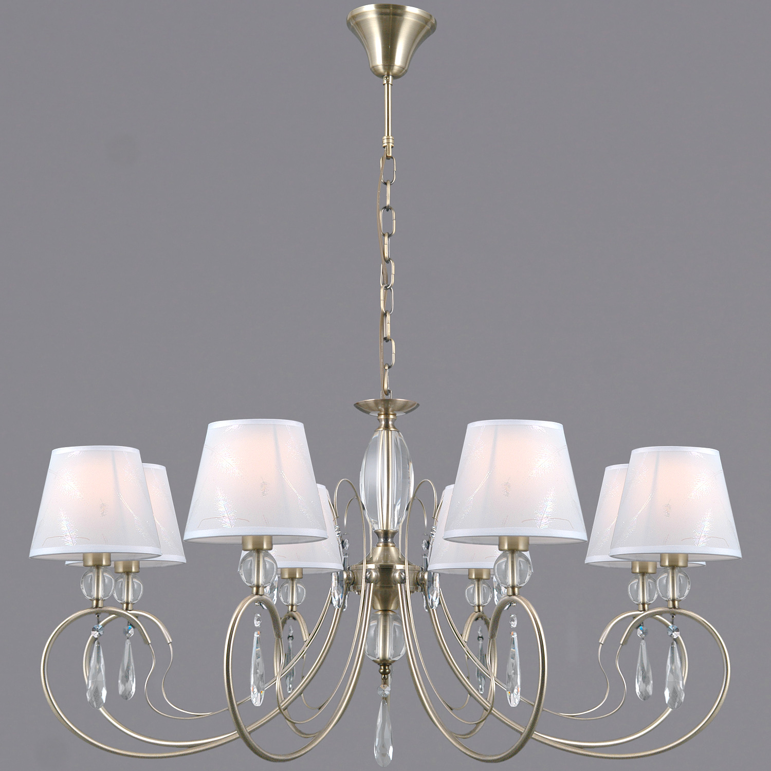 Светильник потолочный IL0193-8PSQ-24 AB CASTOR 8*40W E14 S=48м2 *1