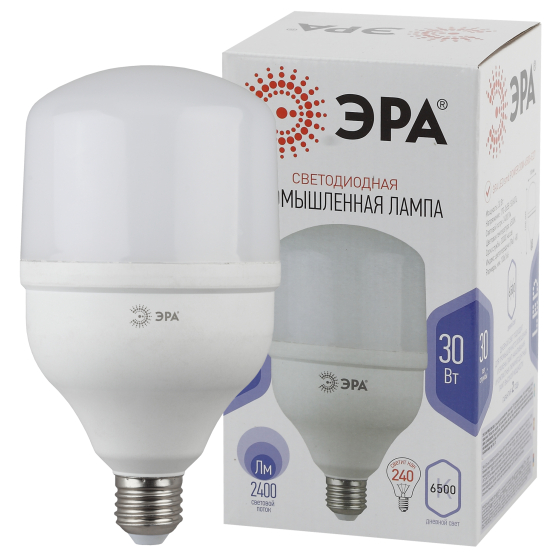 Лампа светодиодная 30W Е27 колокол 6,5К холодный   Т100-30W-6500-E27  ЭРА *10/20 Лампа светодиодная 30W Е27 колокол 6,5К холодный   Т100-30W-6500-E27  ЭРА *10/20