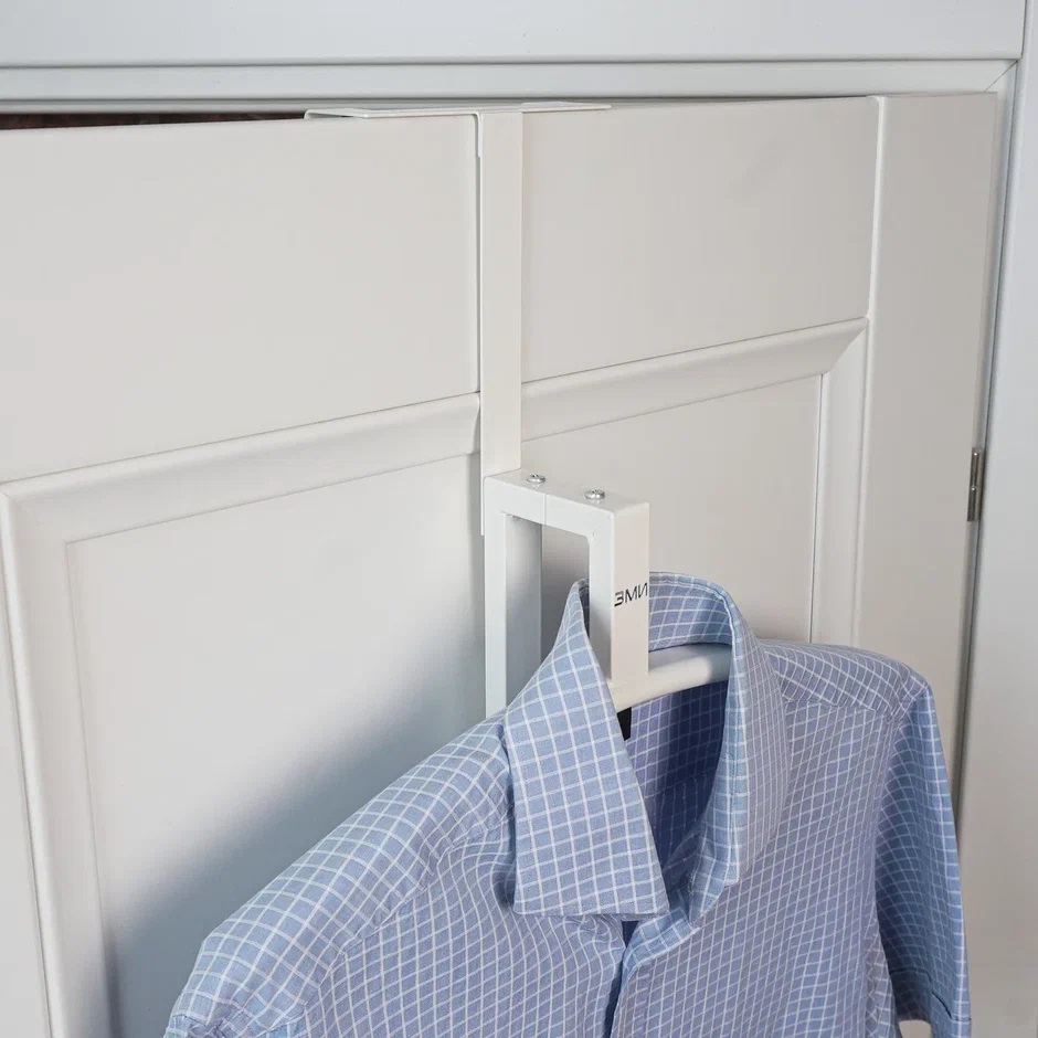 Вешалка надверная/настенная "Торонто 12" шир.440мм Белый ВКНТ12 Б ("ЗМИ") *1