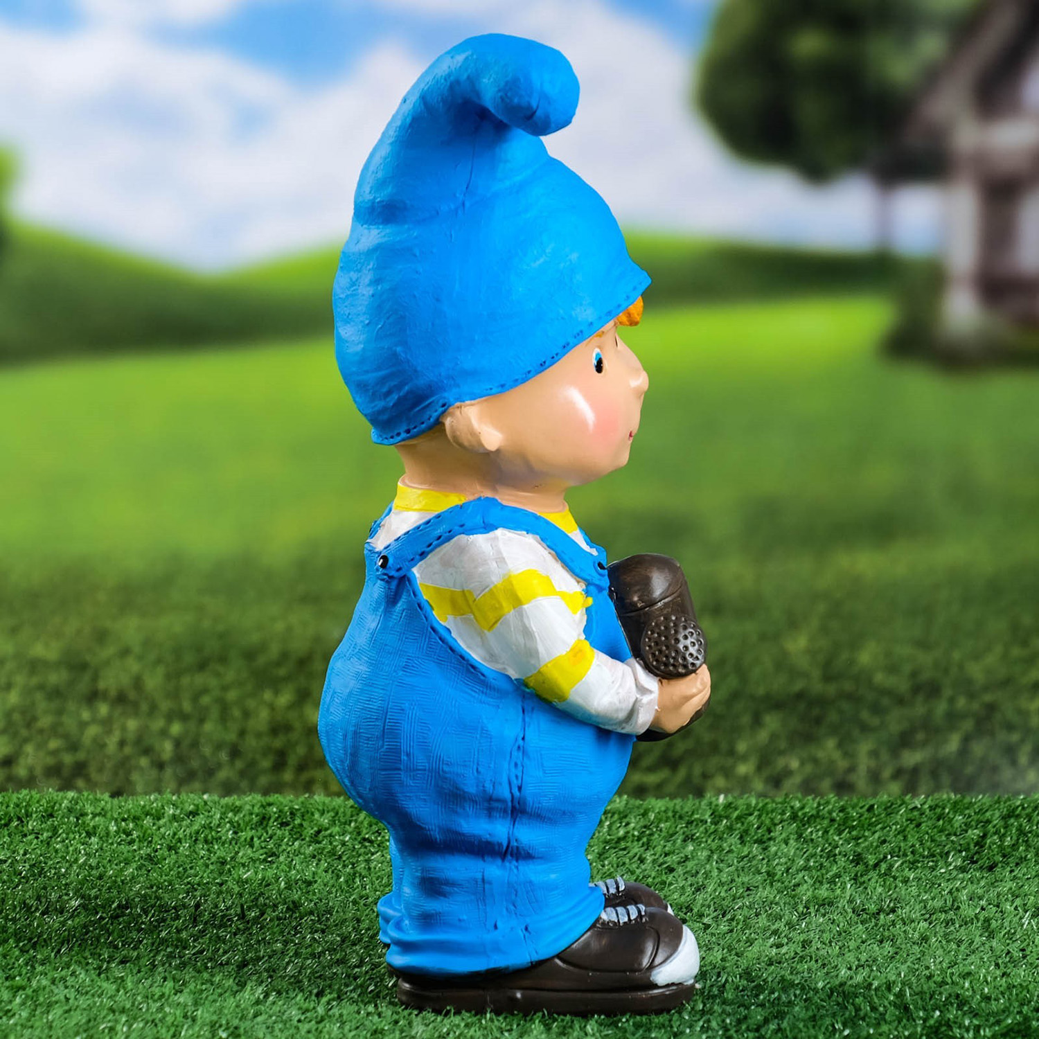 Садовая фигура "Мальчик с лейкой" 33х13х12см   7640153