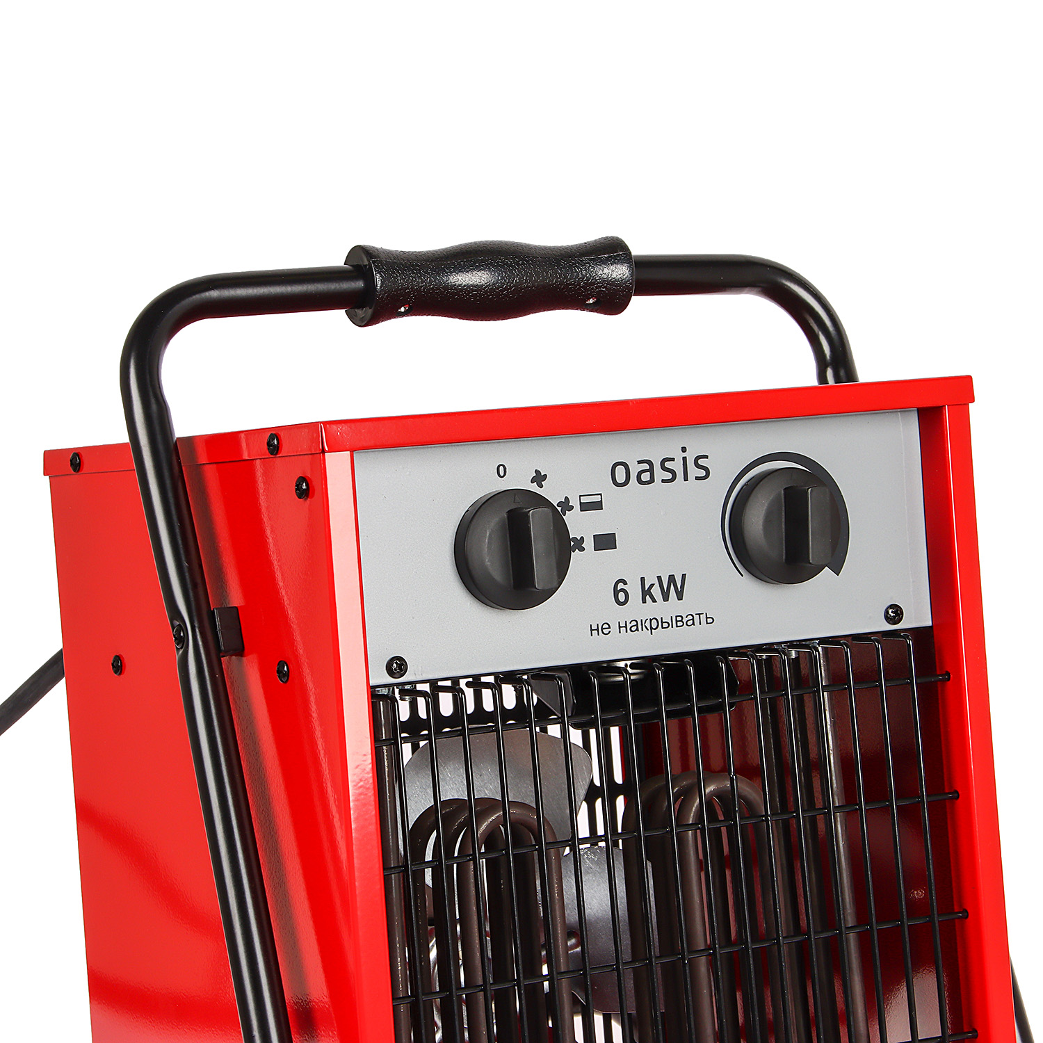 Пушка тепловая электрическая 6кВт 600м3/ч S-60м2 ТЭН 380В TP-60S (U) ОАЗИС *1