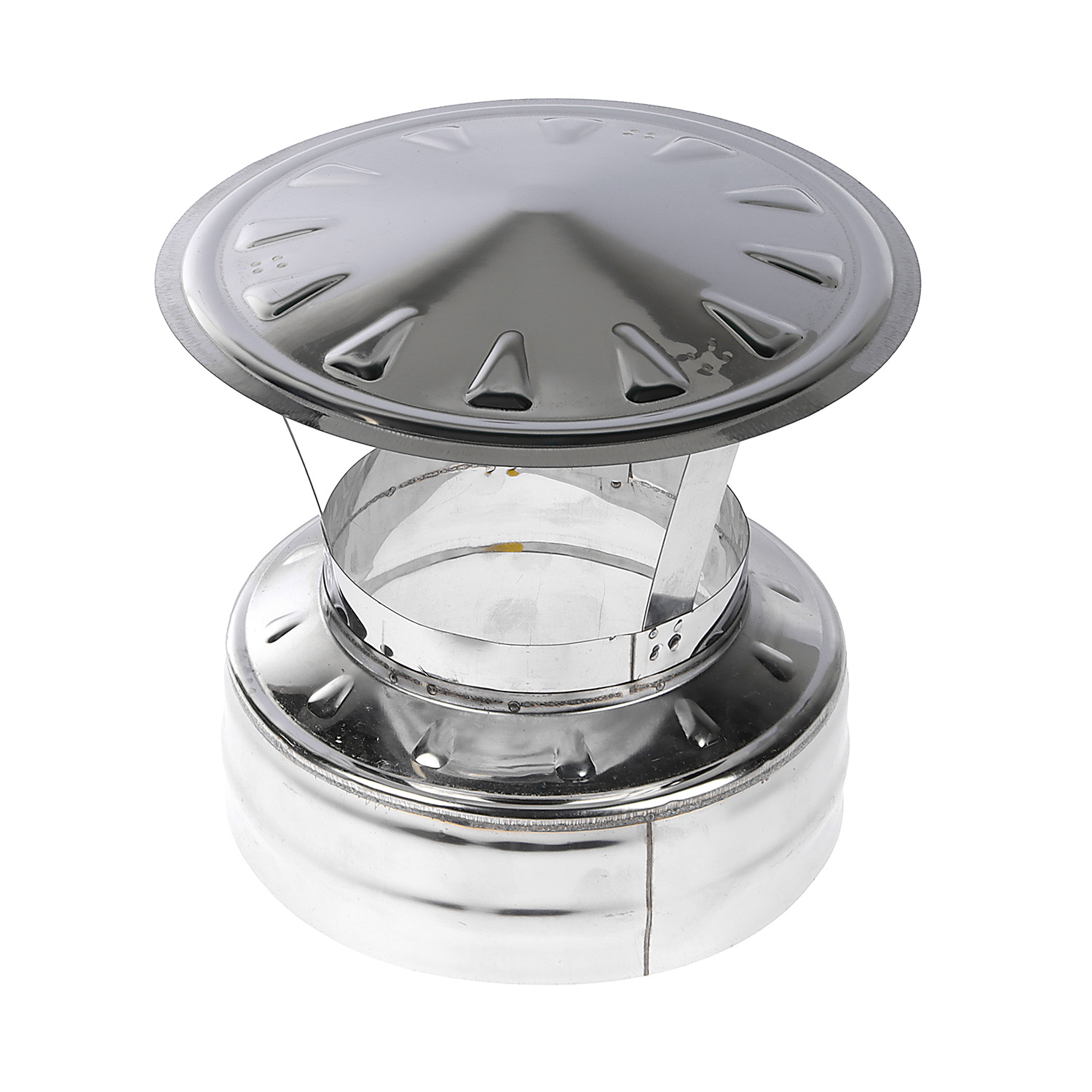 Оголовок 150х220 нерж./нерж., 0,5мм 0,5мм AISI 430 тип-2 *1