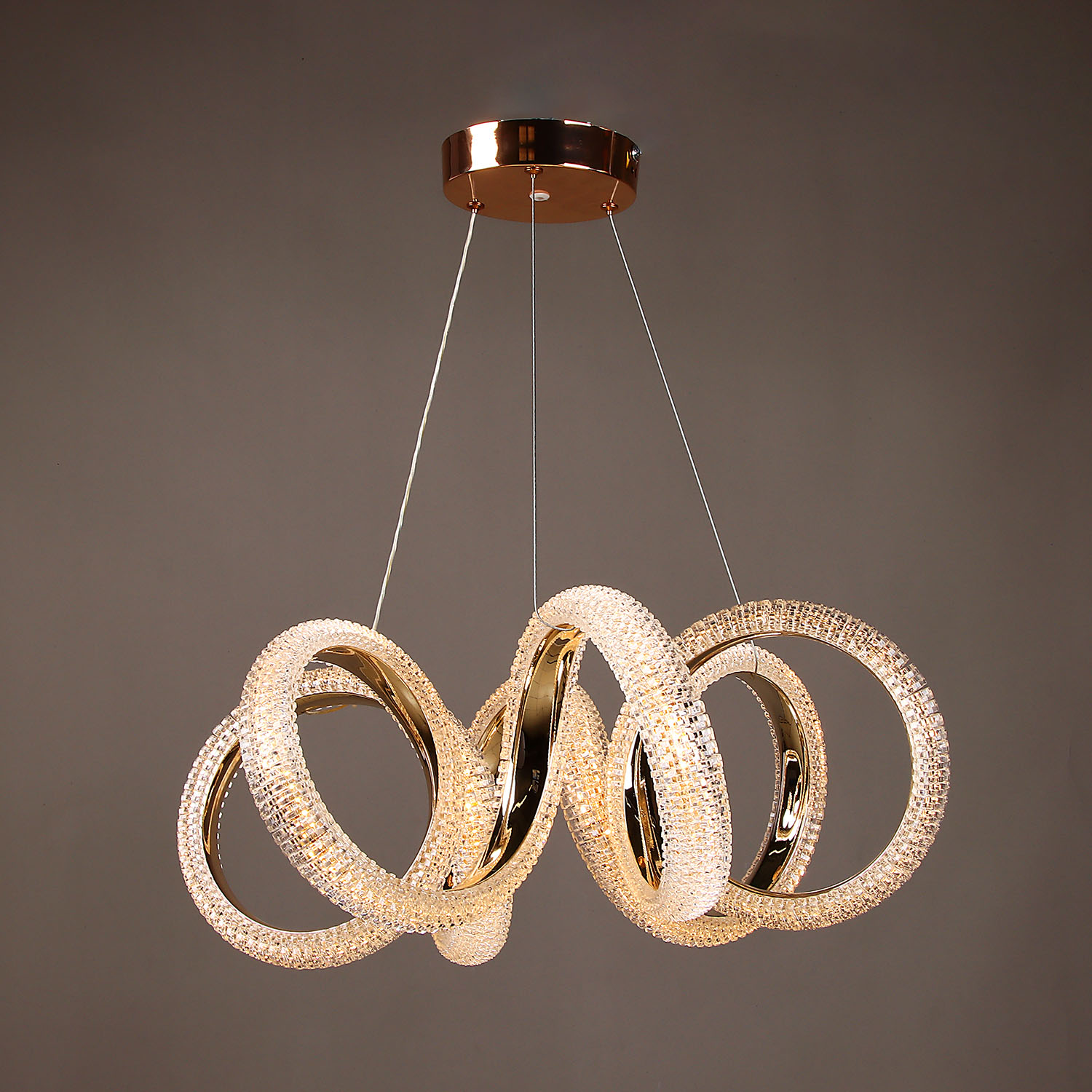 Люстра 9232/140W Gold 530 мм 3 реж., пульт S=20м2 VERNER LIGHTING *1