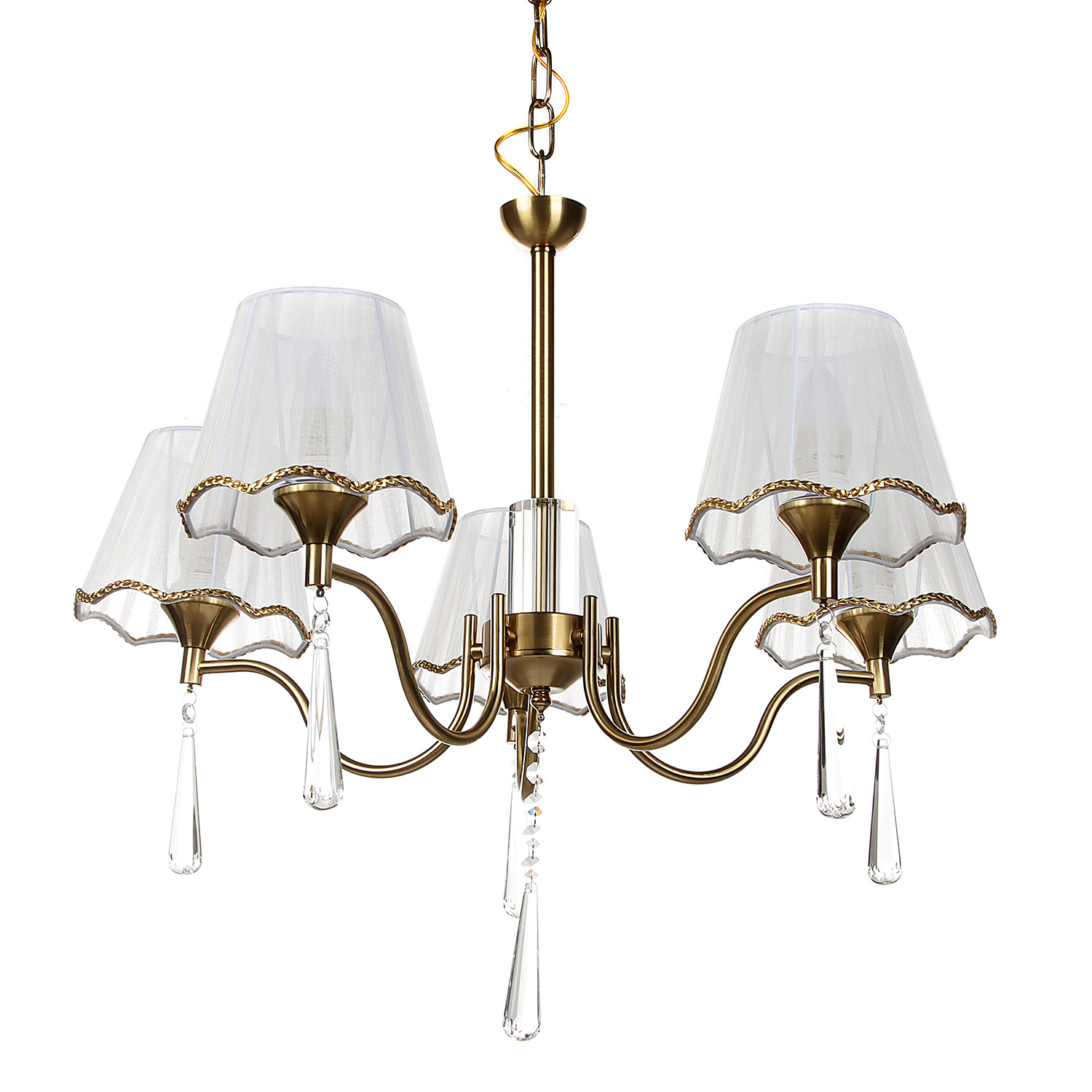 Люстра NH6447/5 СОР 5*40W E27 220V (d-660; h-560/820)  VERNER LIGHTING *1