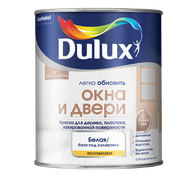 Краска акриловая 0.75 л для окон и дверей DULUX, база BC, полуматовая