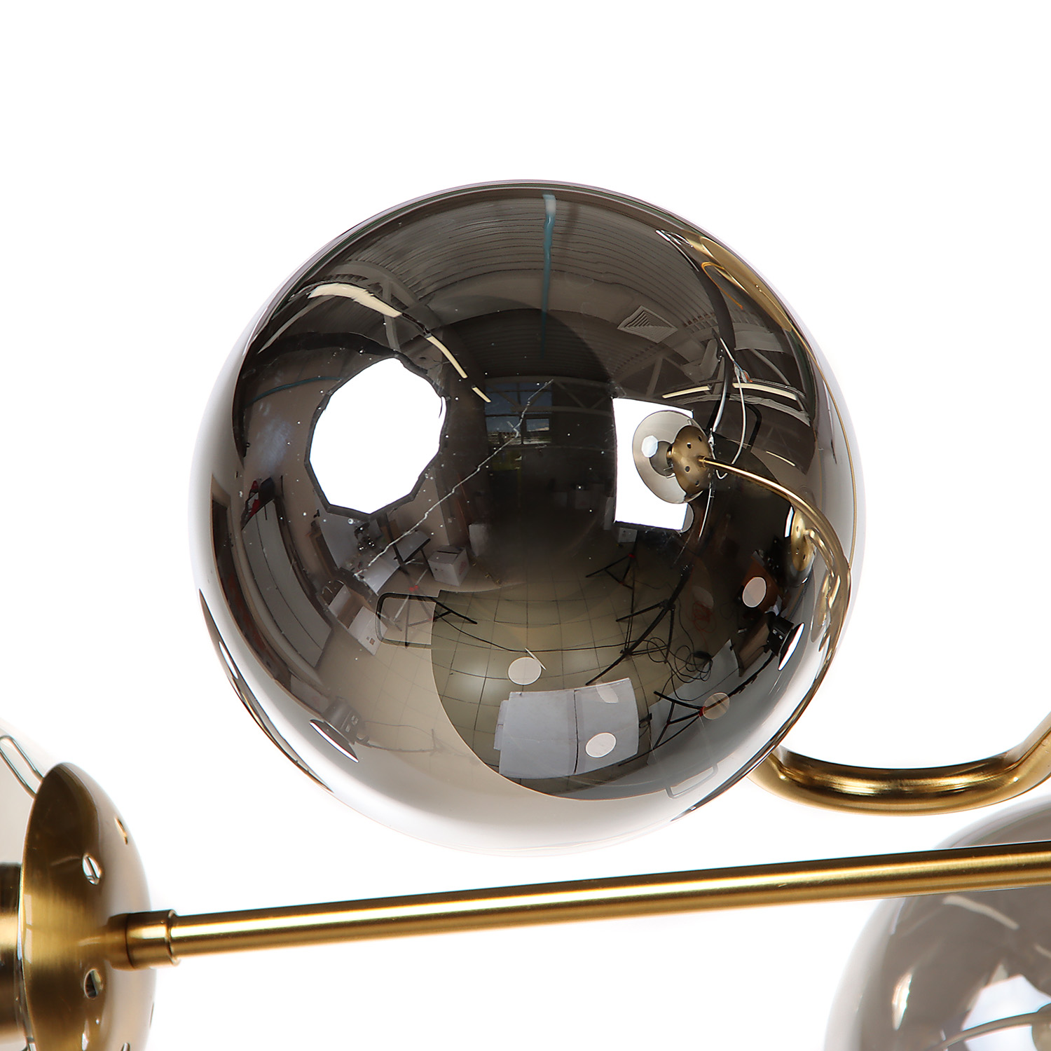 Люстра N36349/6 COP  6*40W E27 220V (d-790; h-300)  VERNER LIGHTING *1