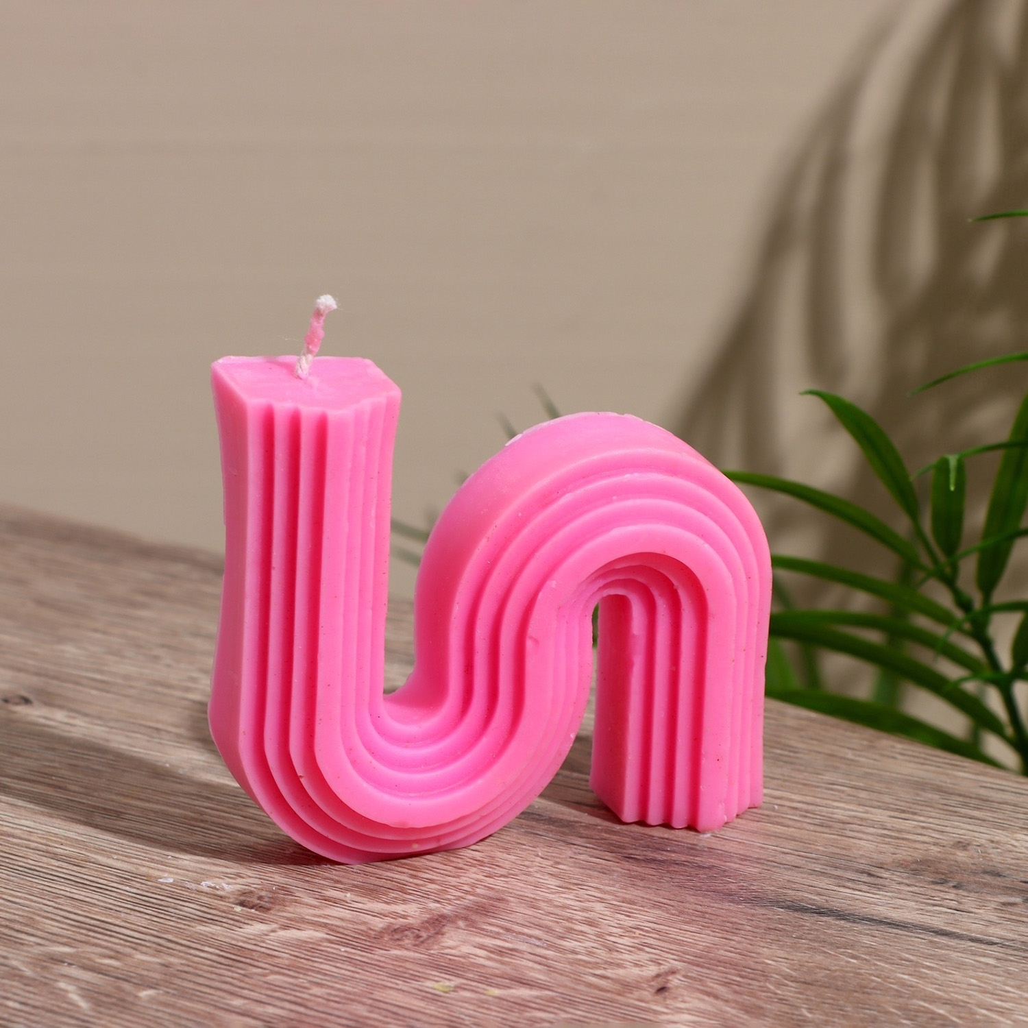 Свеча фигурная формовая S, 8×3×9 см, соевый воск