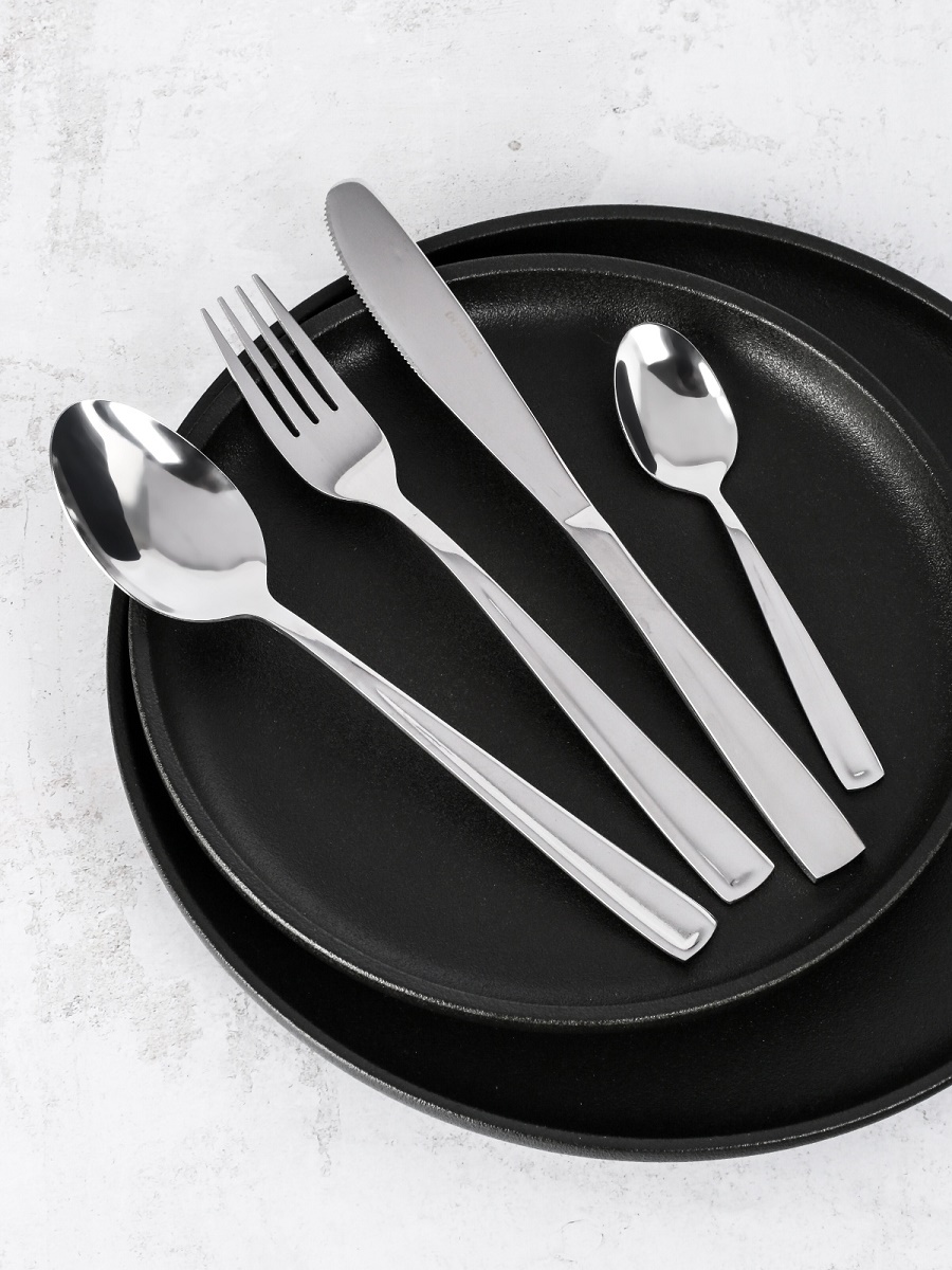 Ложка чайная нерж. "City" КОМПЛЕКТ 2ШТ на подвеске DMC092 "Domenik" *1/12/72