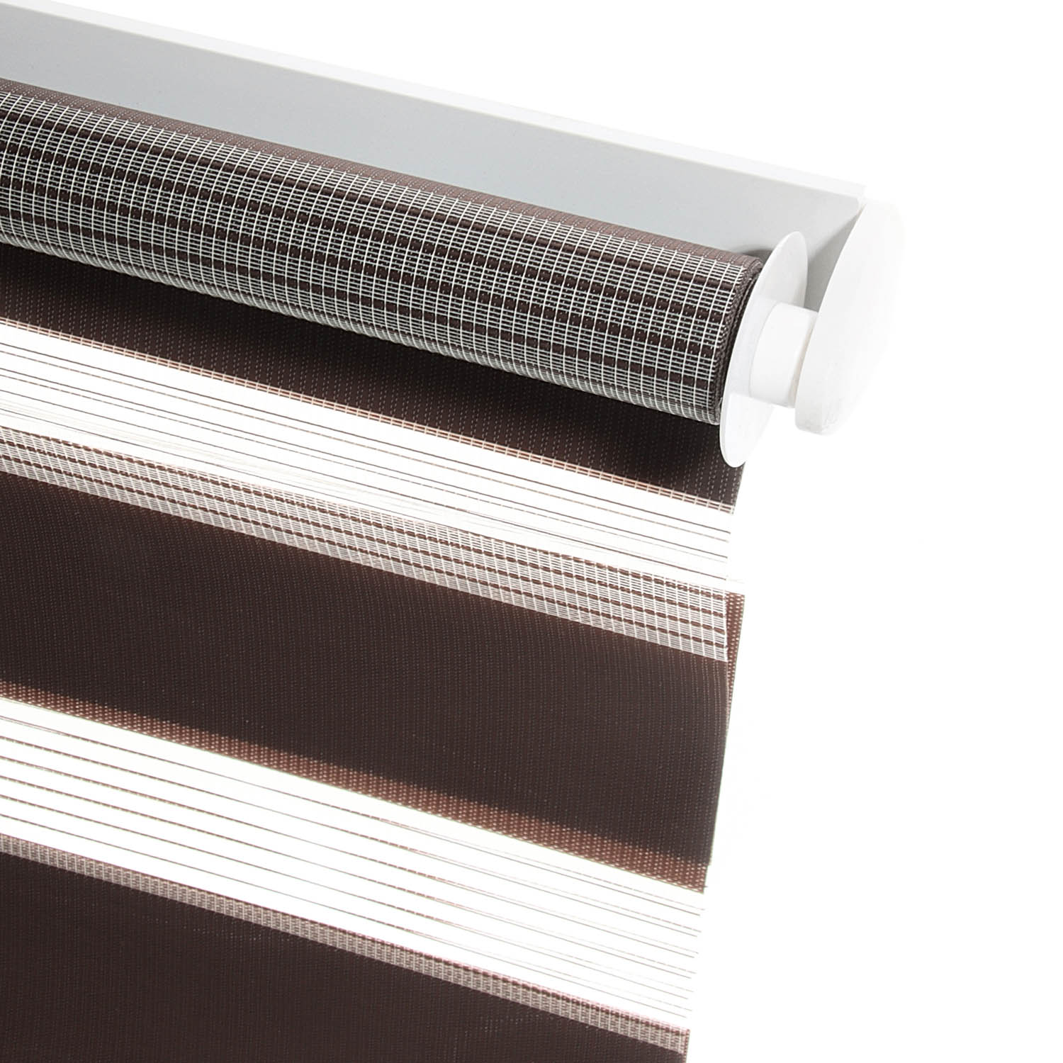 Рулонная штора Legrand День и ночь, 52х160 см, коричневый