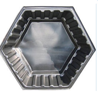 Клумба ПНД "Шестигранник" 700х620мм, глуб.270мм Черная (Н.Челны) *1