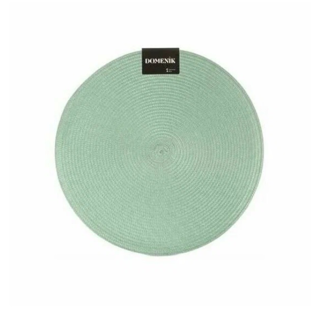 Салфетка сервировочная "мат" полипроп. круглая d38см "Mint" ментол. арт.DM9891 *4/24