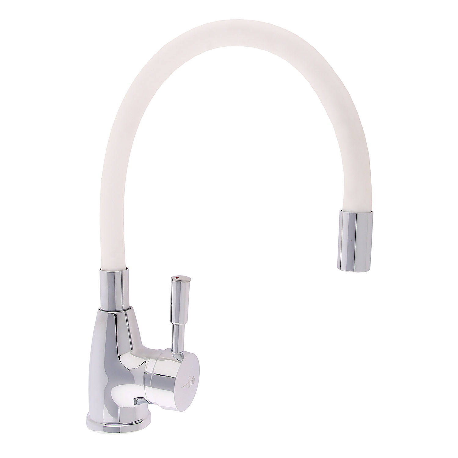 Смеситель для кухни FLOE FK234-DW с гибким изливом (белый) *1/10