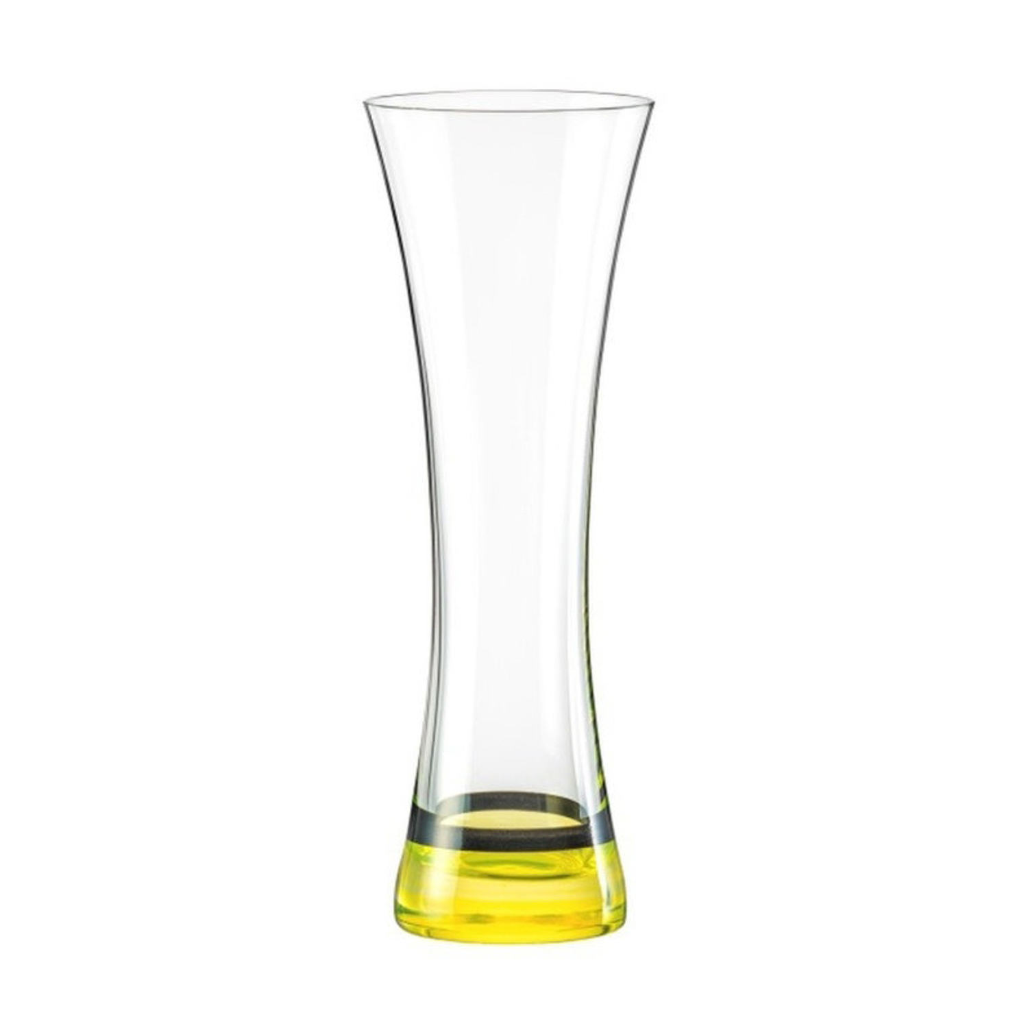 Ваза д/цветов стеклянная "BOHEMIA" выс.195мм Желтое дно 82570/195/D4937 "KRYSTALEX" *1/16 Ваза д/цветов стеклянная "BOHEMIA" выс.195мм Желтое дно 82570/195/D4937 "KRYSTALEX" *1/16