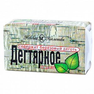 Мыло 100г. ДЕГТЯРНОЕ комплект 4шт (Нев. Косм.) (10192) *1/18 *