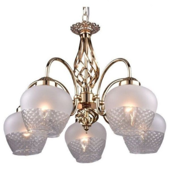 Люстра 13142/5FGD WT+CL Е27 S=11м2 *1