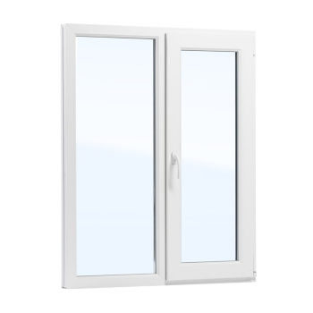 Окно ПВХ 1000х1200 мм глухое/поворотно-откидное правое(размер без учета подрамного профиля 30мм)стеклопакет 1-кам,24мм