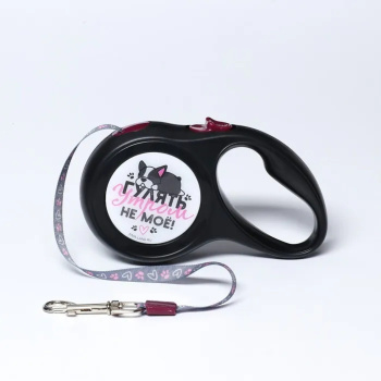 Рулетка "Гулять утром НЕ МОЕ!" 5 м, вес животного до 12 кг  6787566