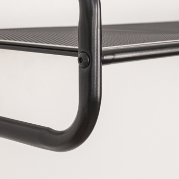 Полка настенная металл. "Барселона 11" 450х245х300мм Графит арт.ПНБ11 ГР ("ЗМИ") *1