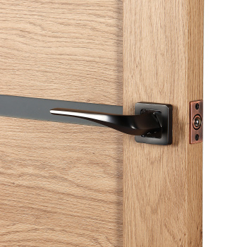 Дверь межкомнатная остекленная ЦАРГИ ПВХ COMFORT-2 Дуб Светлый 3D 600мм BROZEX-WOOD *1