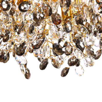 Светильник потолочный хрусталь 5509 Gold 500 мм Е14 S=16м2 золото  VERNER LIGHTING *1 Светильник потолочный хрусталь 5509 Gold 500 мм Е14 S=16м2 золото  VERNER LIGHTING *1