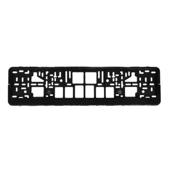 Рамка для автомобильного номера, книжка, черная 1309637