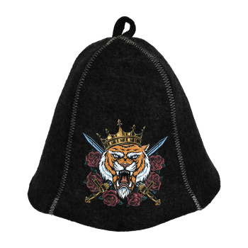 Шапка банная "Тигр Лорд" войлок "Банные Штучки" 41325 *1/20