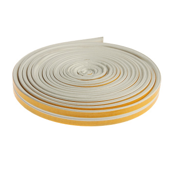 Уплотнитель TYTAN, 9х7.5 мм, для окон и дверей, профиль D, белый