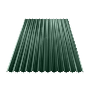 Профнастил МП-18, 1150х4000 мм, 0.45 мм, 4.6 м², зеленый